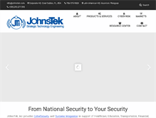 Tablet Screenshot of johnstek.com